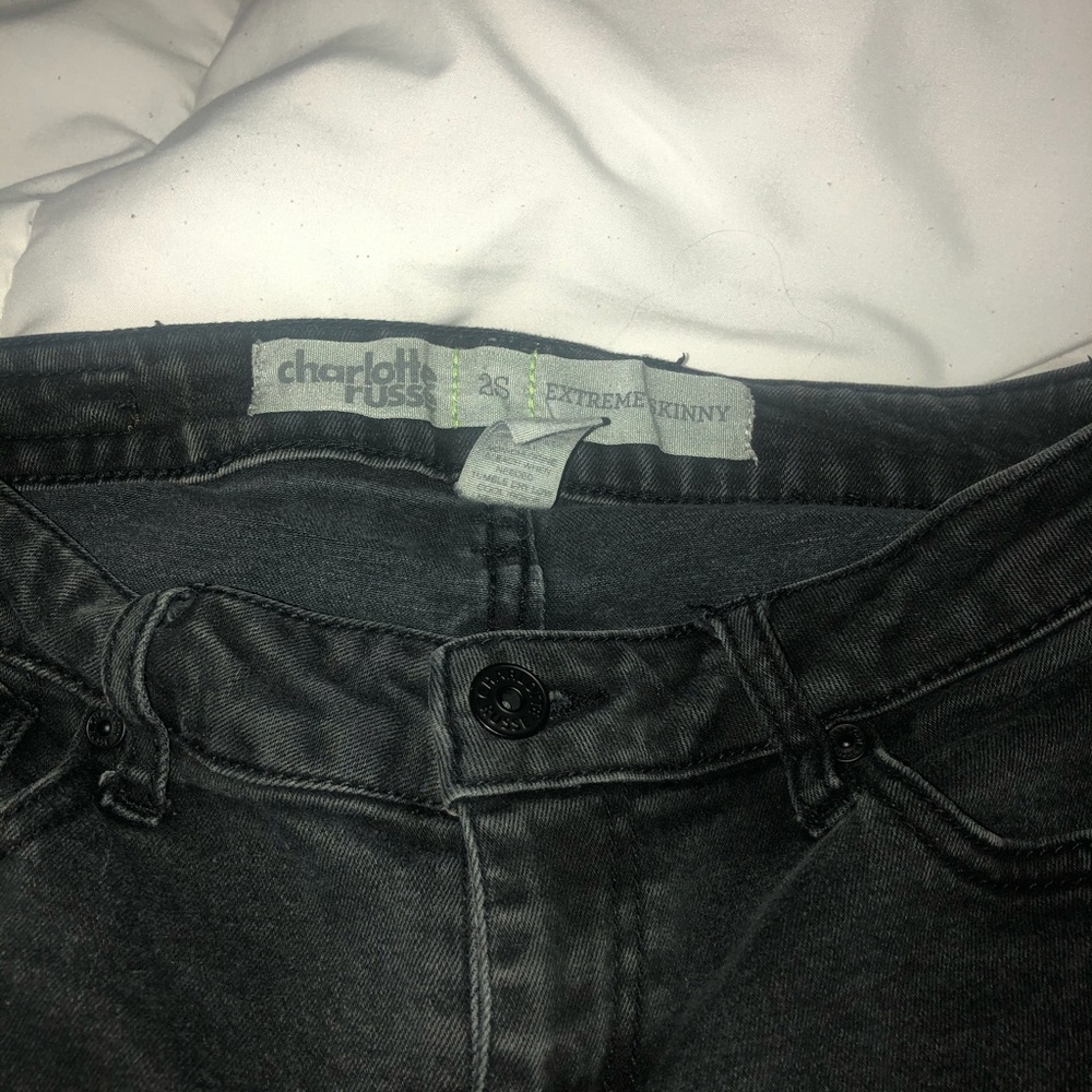 Charlotte Russe extreme skinny jeans